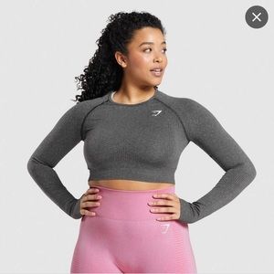 GymShark Seamless Long Sleeve Cropped Top